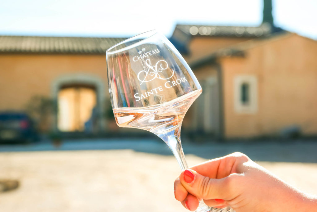 rosé Côtes de Provence du Château Sainte Croix à Carcès